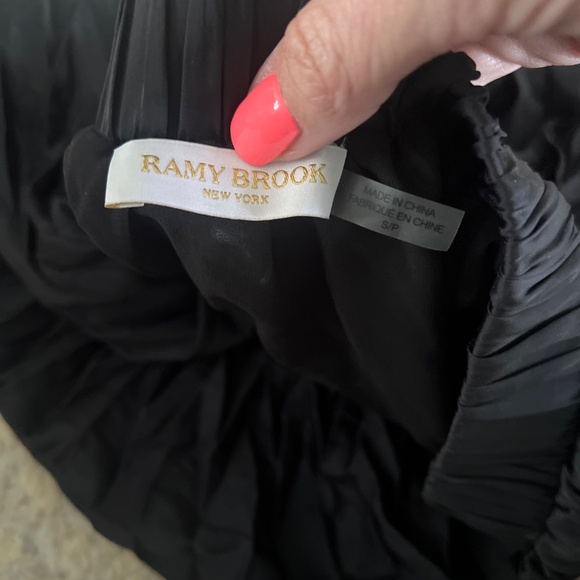 Ramy Brooks black mini shirt Small - Picture 2 of 2